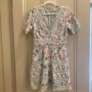 Just Me Floral Lace Dress